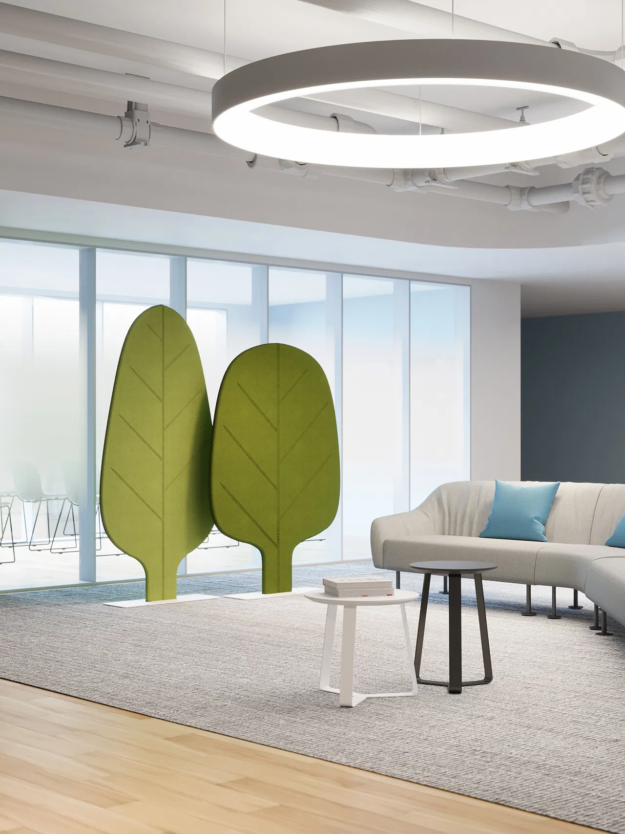 Green Screen Breadfruit Tree - Contemporary Home Decoration for Office Spaces