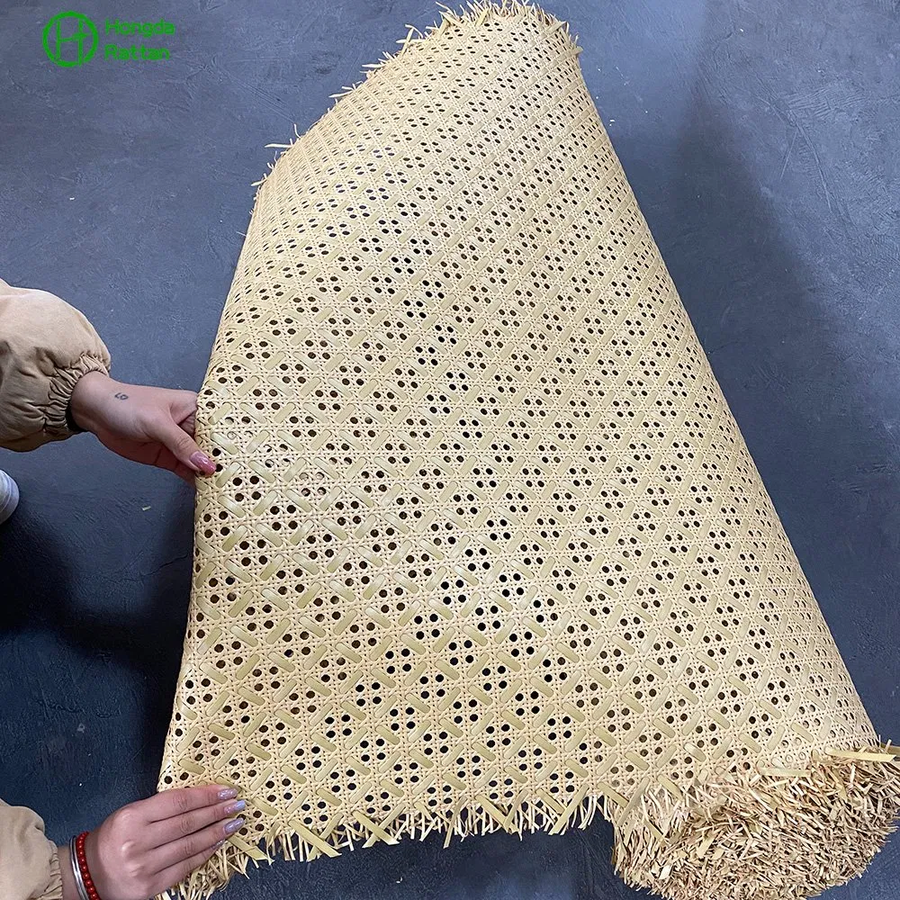 New Design Plastic Weather-Resistant Mixed Rattan Open Mesh Wood Color