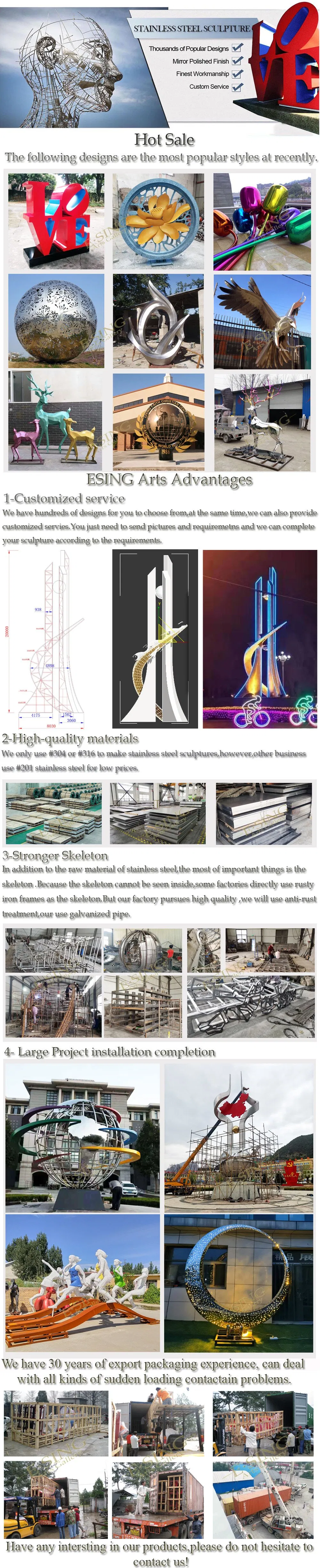 Stainless Steel Sculpture View 8