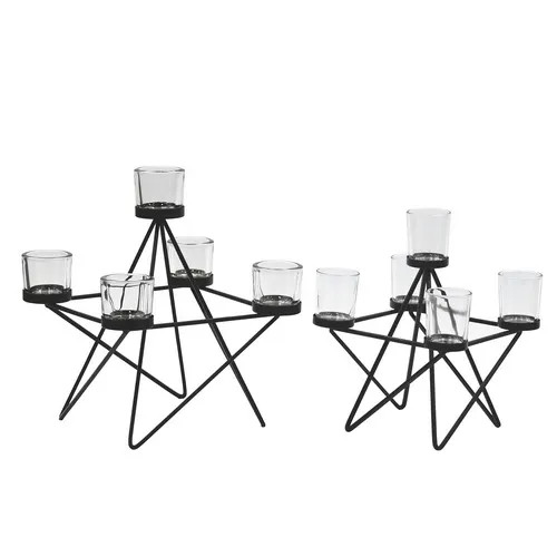 Metal Wall Sconce Decoration Candle Holder White