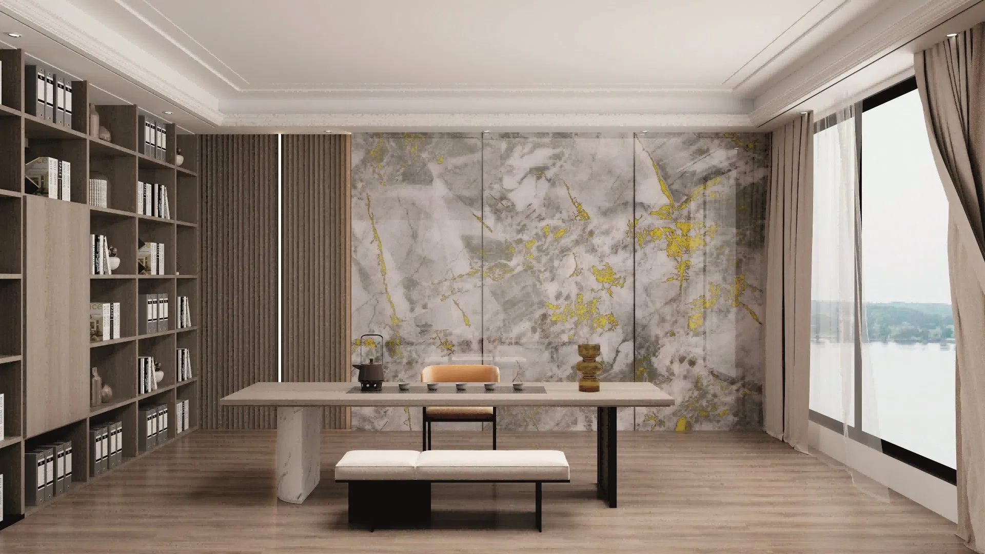 Stunning 3D Gilded Marble Patterns for Modern Home Decor