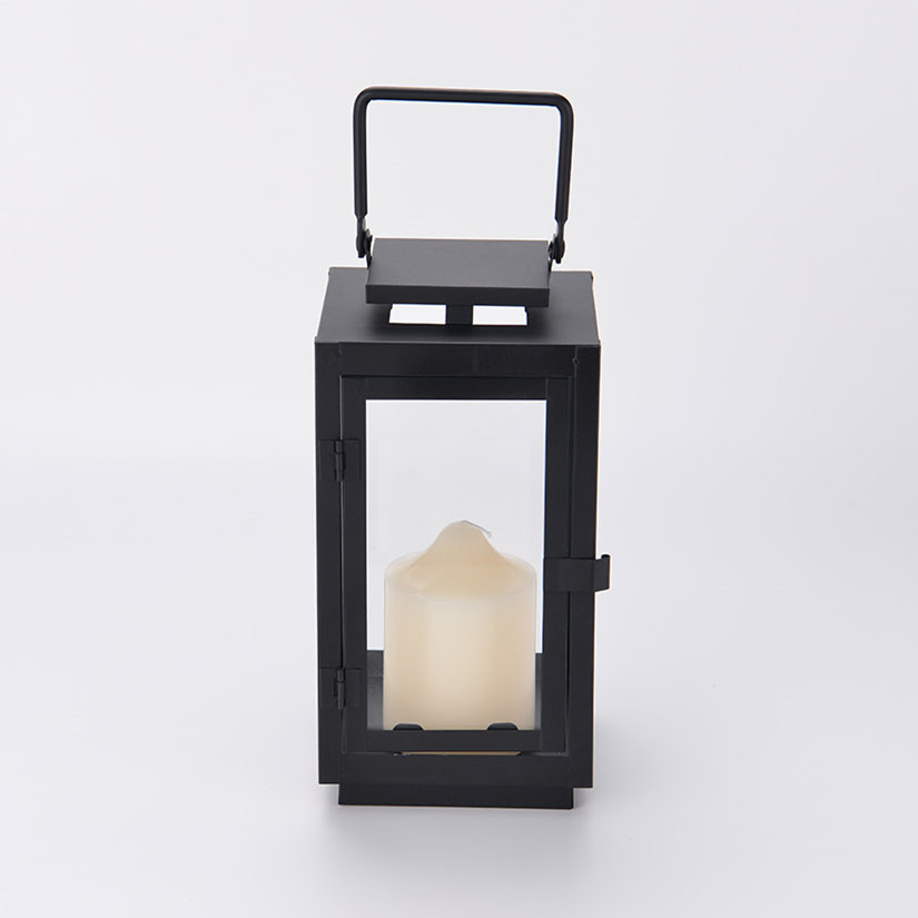 Black Candle Holder Wrought Iron Candle Stand Minimalist Metal Candle Stand