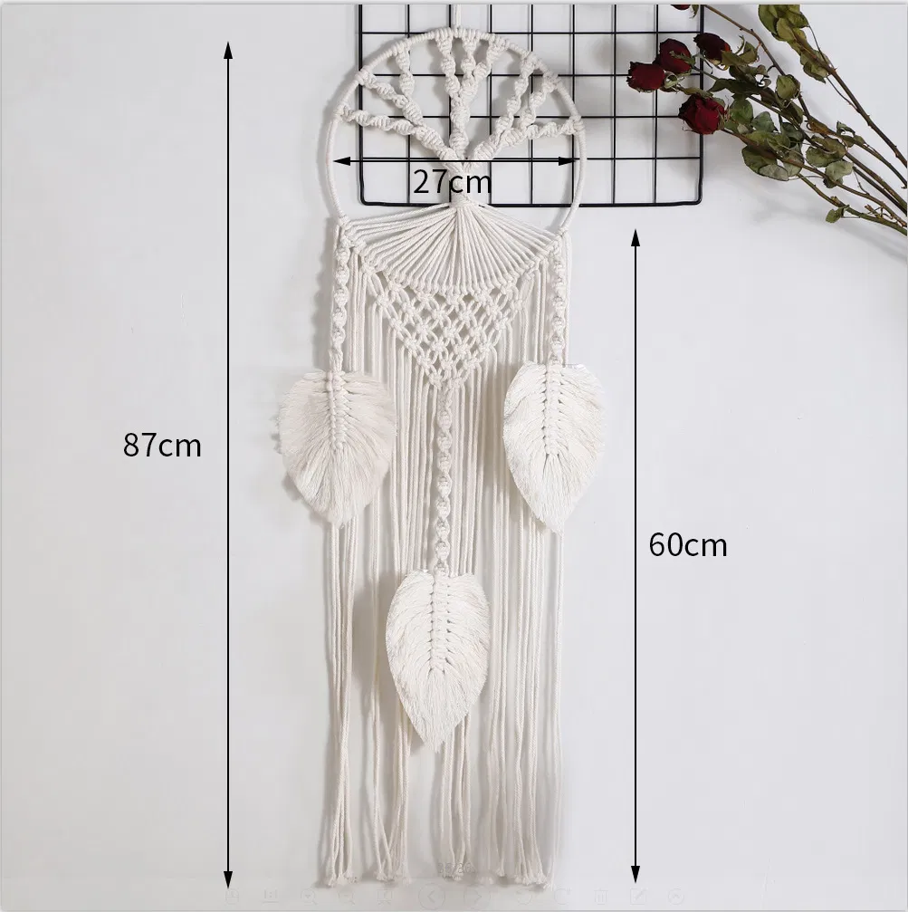 Boho Decor Macrame Dreamcathcer Handmade Hanging Wall Decors Arts Wedding Gifts