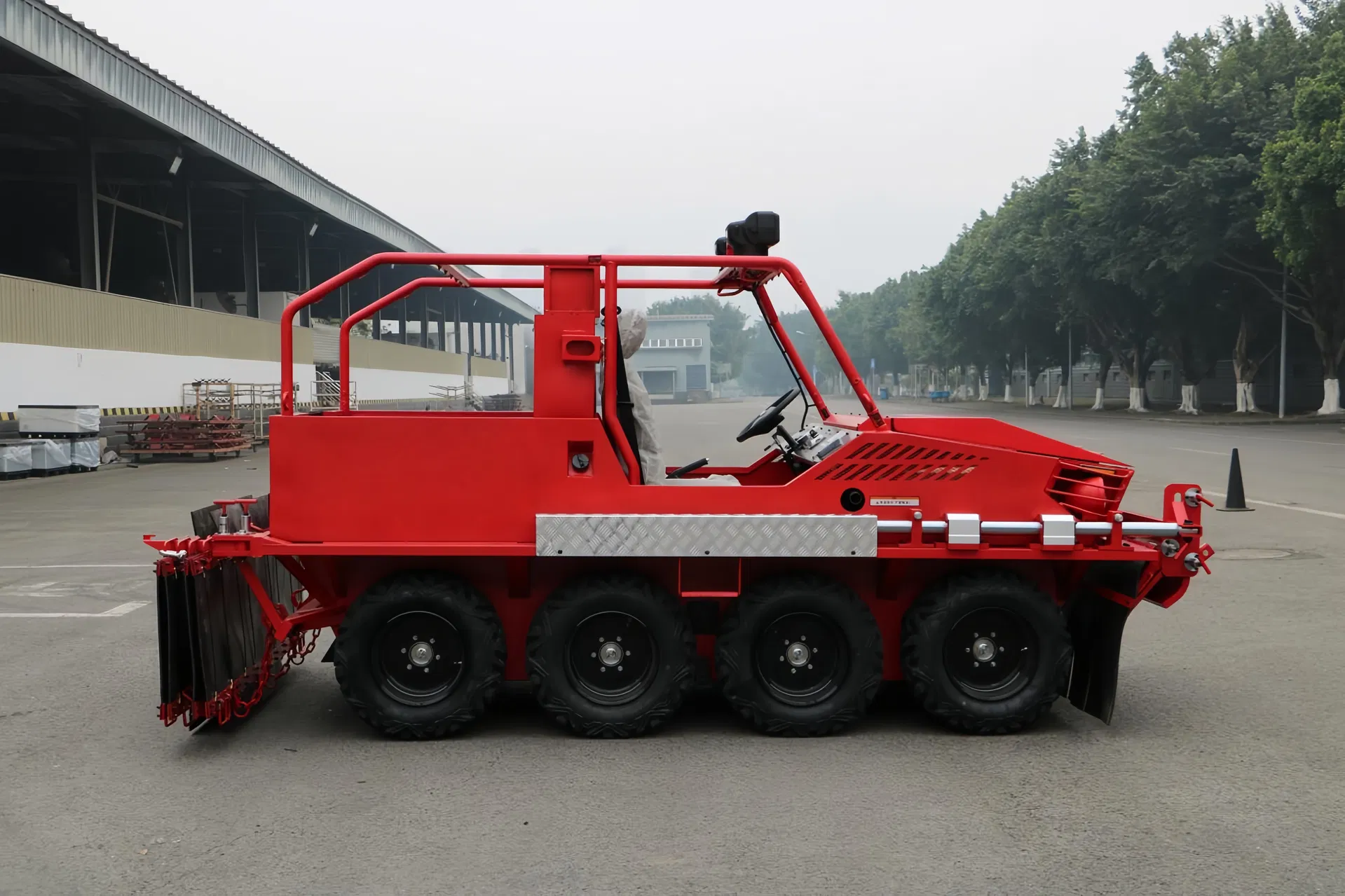 Amphibious Rescue Vehicle for Seasonal Flood Operations