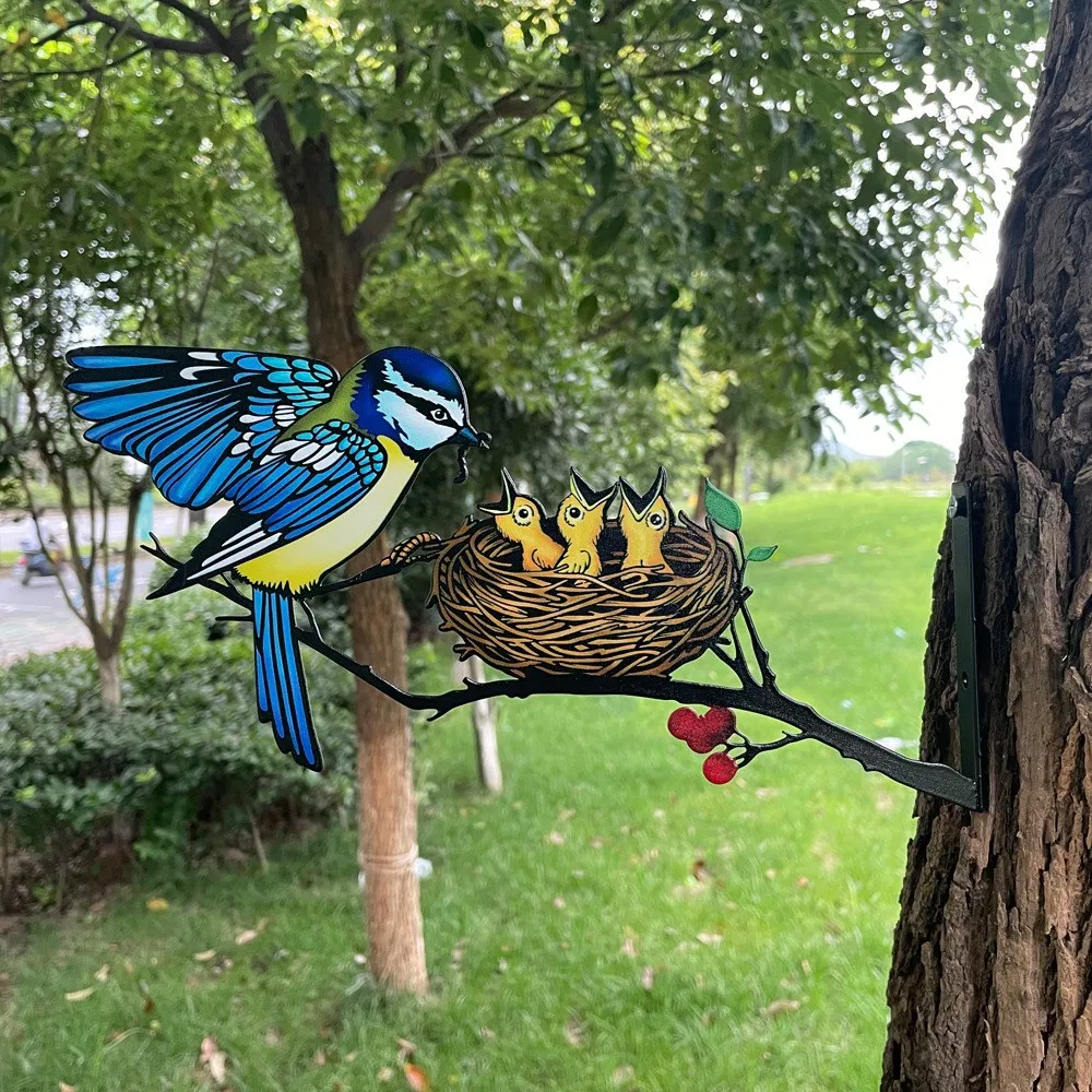 Customized Garden Decoration Animals Metal Dog Branch Wall Door Art for Outdoor Spaces