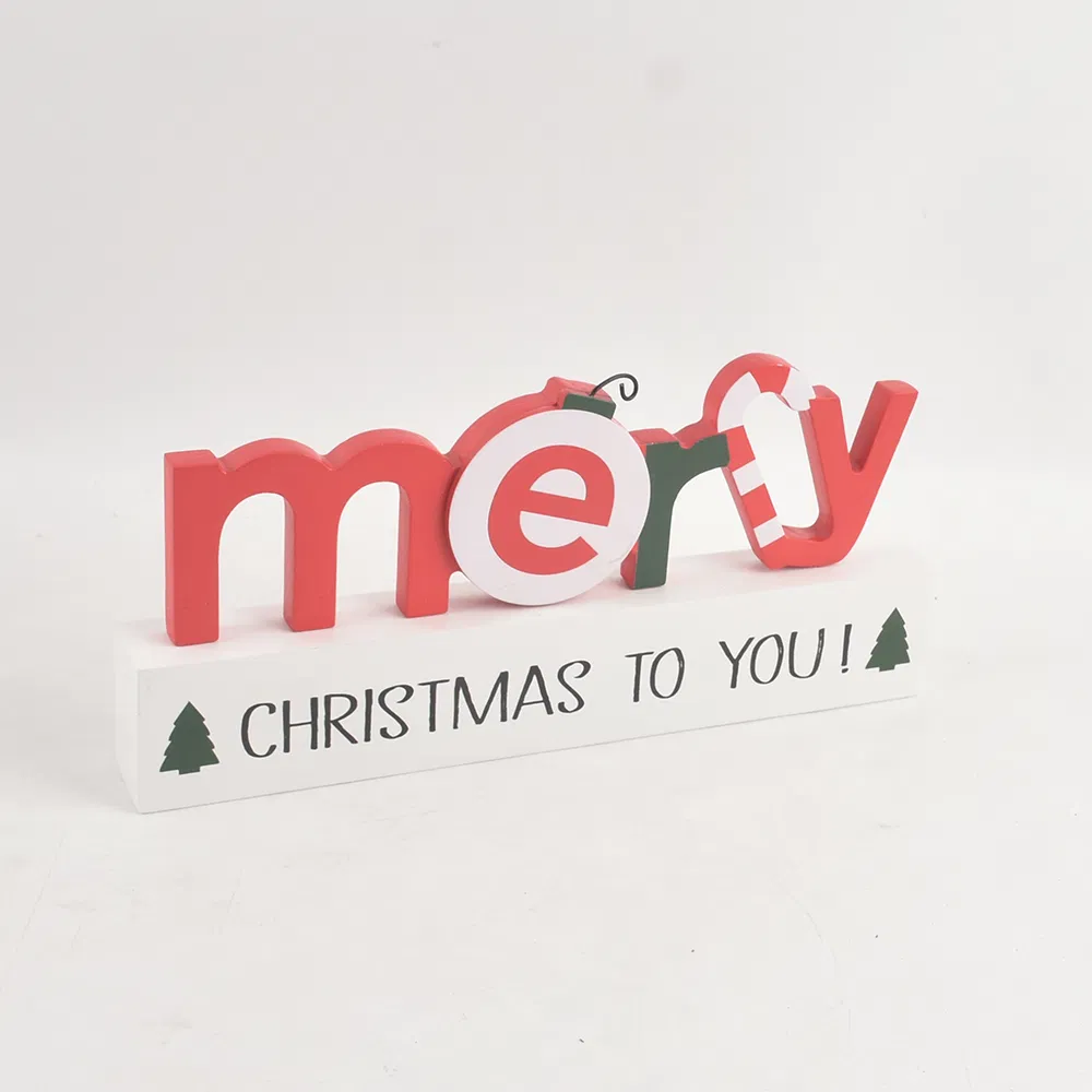 Christmas Sign Letter Tabletop Ornament