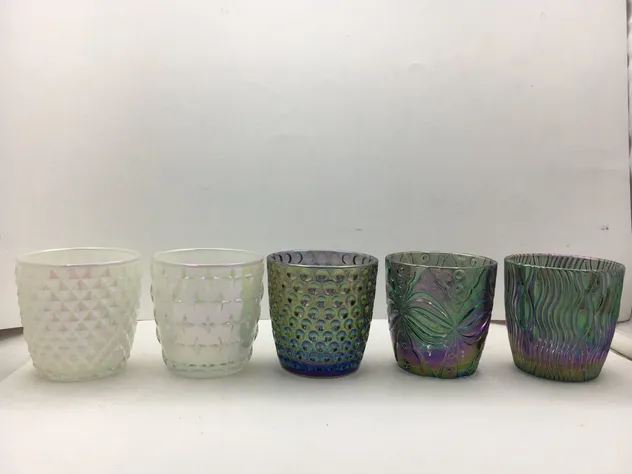 Glass Candle Holder 6