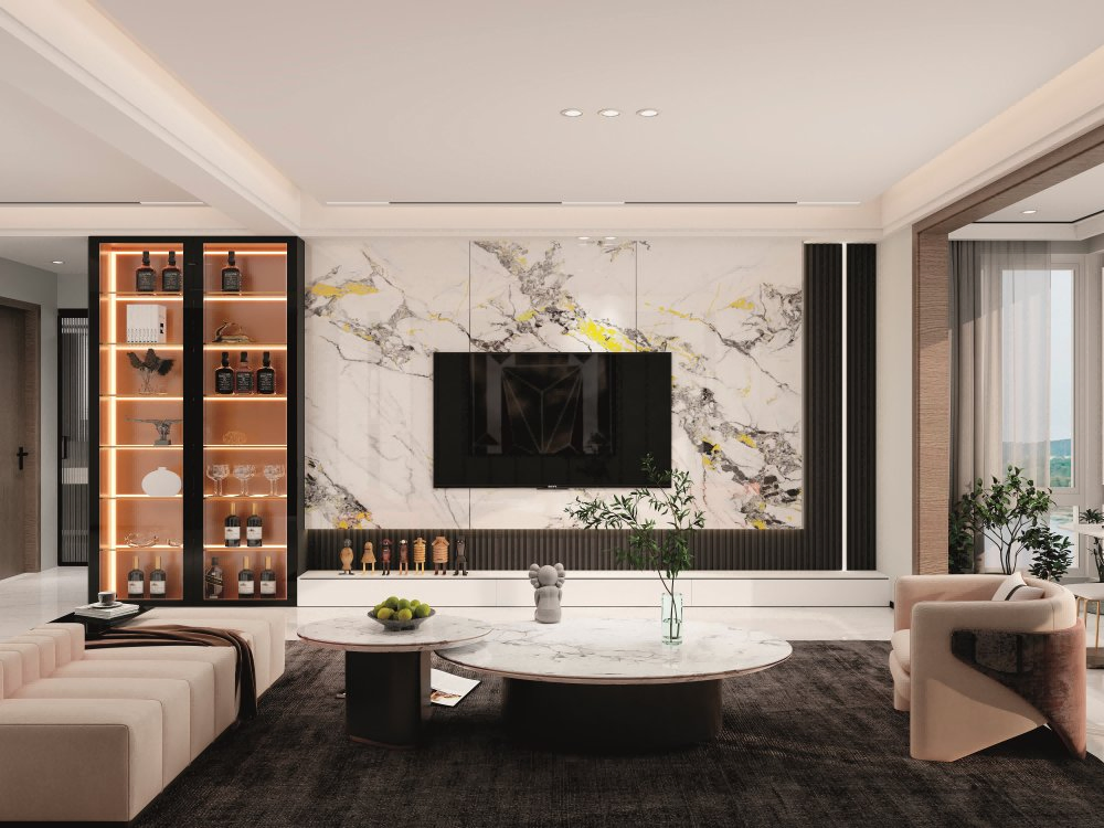 Stunning 3D Gilded Marble Patterns for Modern Home Decor