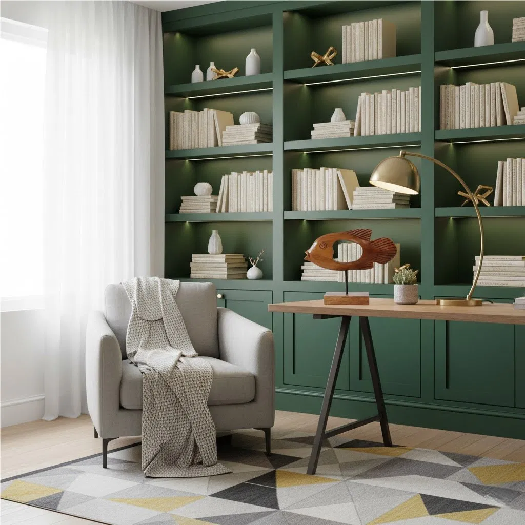 Teak Wood Fish Decor, Cutout Design + Carved Detail, Coastal Tabletop Accent