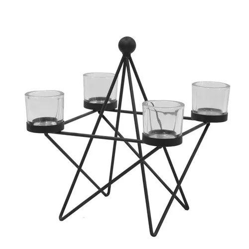 Metal Wall Sconce Decoration Candle Holder White