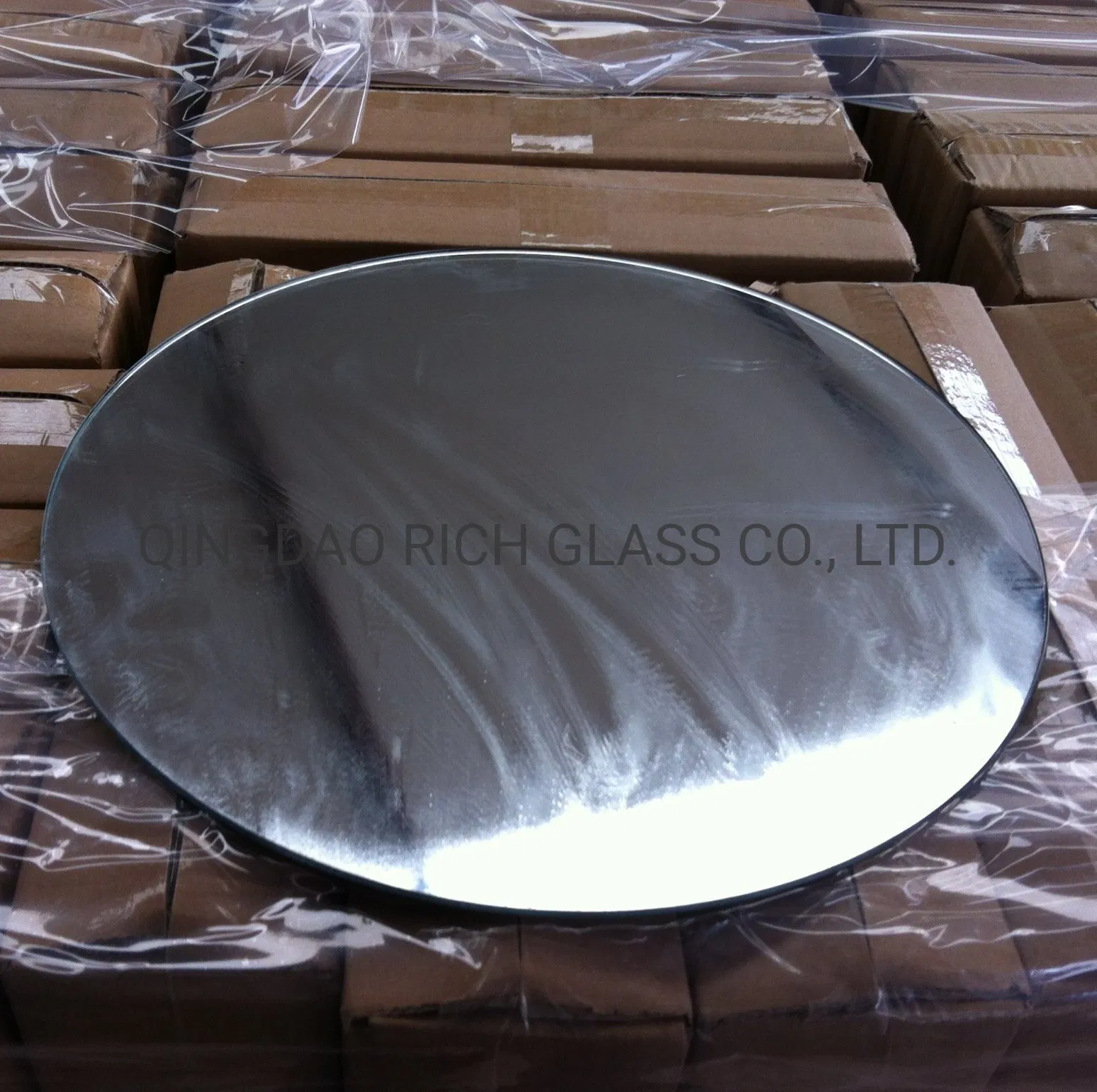 4 5 6mm Clear,Tinted Frameless Round Rectangle Oval Shape Clear Tinted Edge Beveled Round Edge Aluminum Mirror Silver Mirror for Bathroom,Living Room Decorative