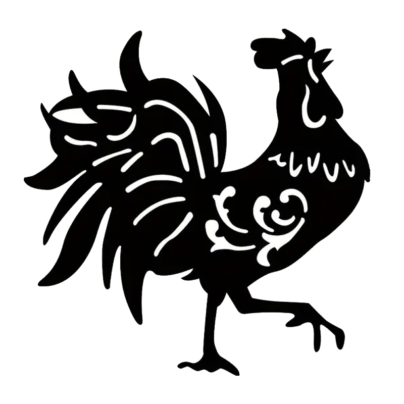 BSCI Factory Metal Rooster Wall Decor Wall Hanging for Home and Outdoor Decoration