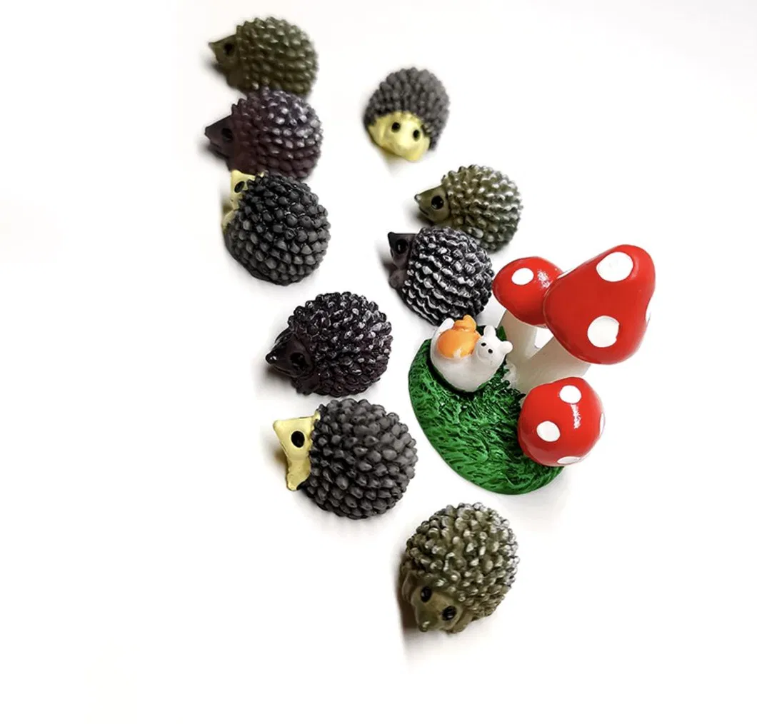 Hedgehog Mushroom Resin Craft 4