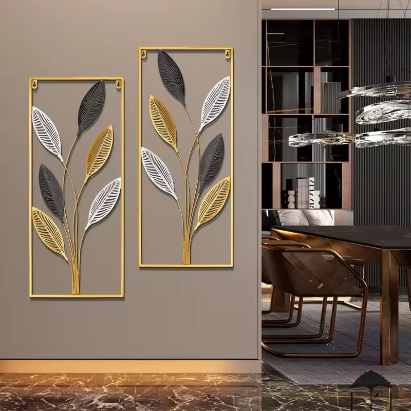 Modern Scandinavian Metal Wall Decoration for Home