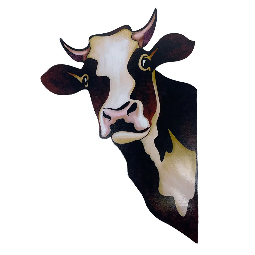 Customized Garden Decoration Animals Metal Dog Branch Wall Door Art for Outdoor Spaces