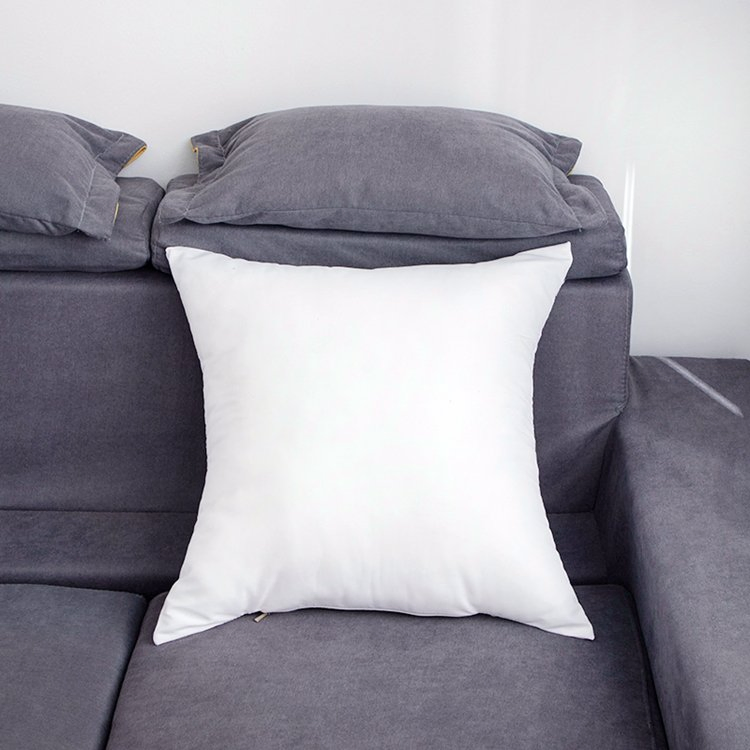 Manufacturer Supply Polyester Fiber Padding 45X45cm Square Pillow Insert Sofa Decorative Cushion Inner for Hotel / Home