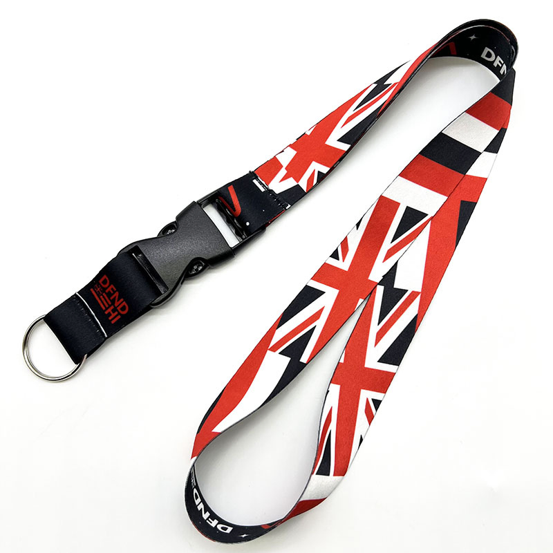 Seasonal Promotional Lanyard with Holiday Themed Design Option Lanyard