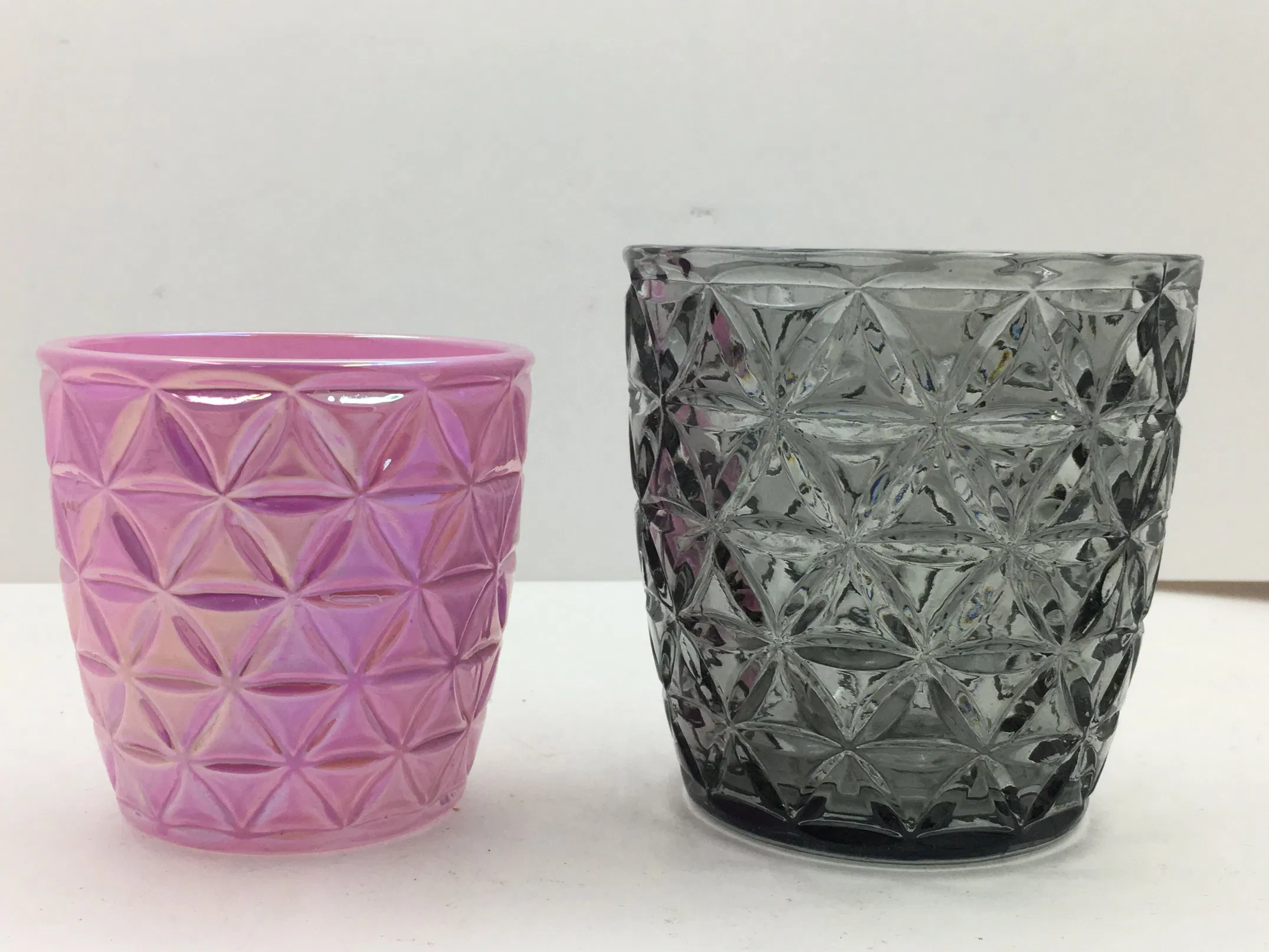 Premium Colorful Glass Candle Holder for Candle Filling and Home Decoration