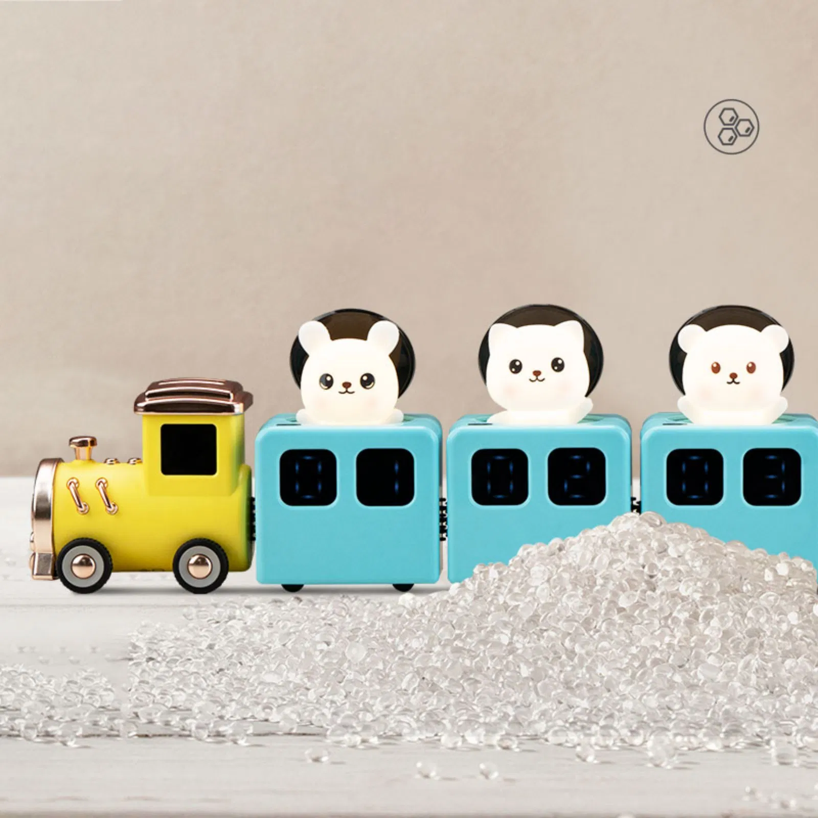 195 Carriage Sensor Light Bedside Healing Alarm Clock Tabletop Decorative Ornament