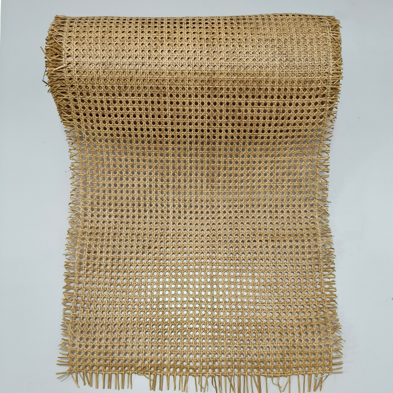 Factory Wholesale Wood Grain Color PE Plastic Furniture Rattan Cane Webbing