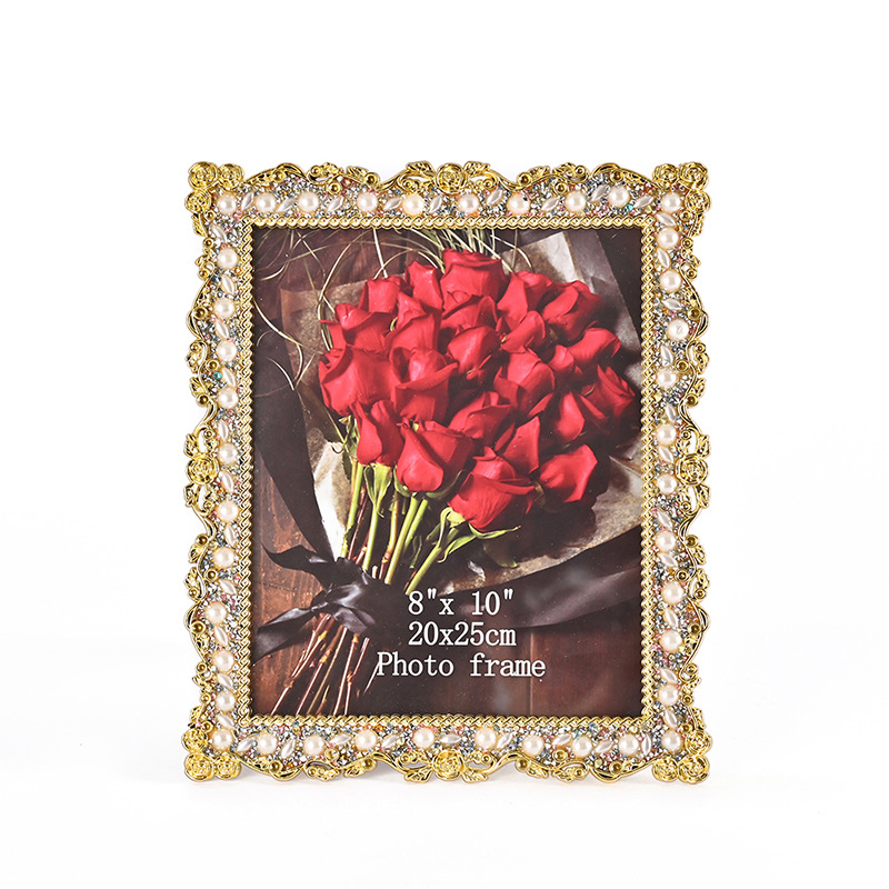 New Design Luxury European Style Pearl Photos Frame Photo Albums Accessories