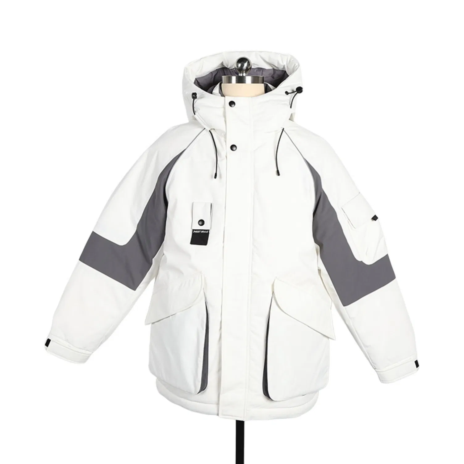 Open Front Superior Insulation Seasonal Waterproof Down Jacket