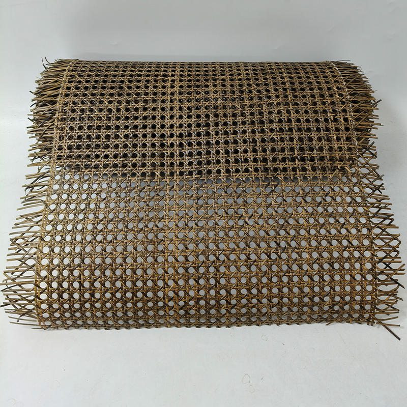 Factory Wholesale Black Walnut Color PE Plastic Furniture Rattan Cane Webbing