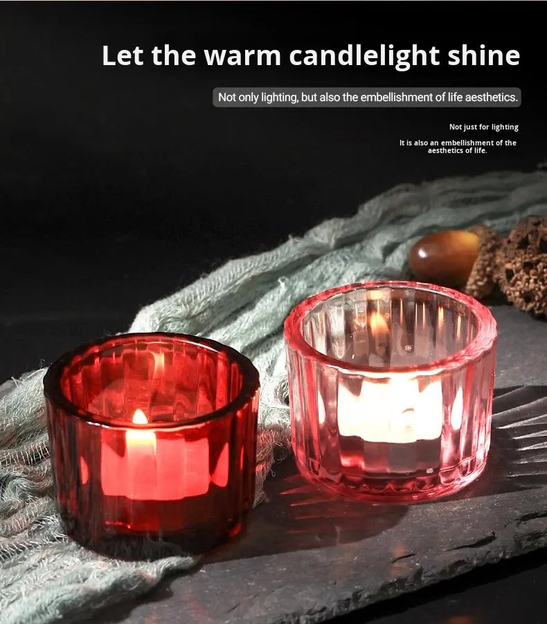 Handmade Glass Candle Cup