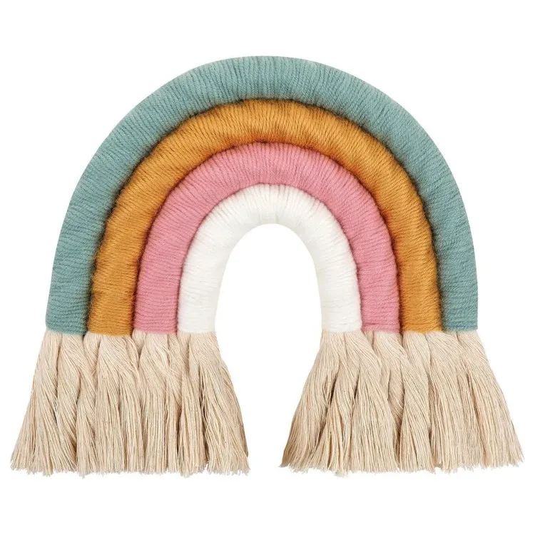 Macrame Rainbow Wall Hanging