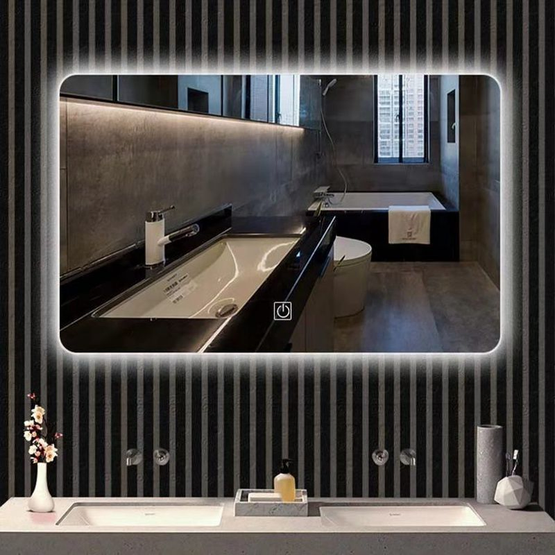 3mm/4mm. 5mm All Size Customized Decorative Silver Aluminum Cooperfree Wall Makeup LED Espejos Styling Smart Hotel Bathroom Mirror for Furniture Decoration