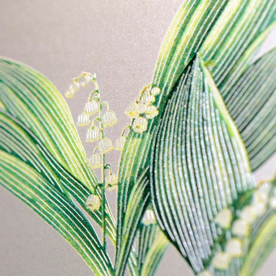 Silver Metal Wall Art Detail