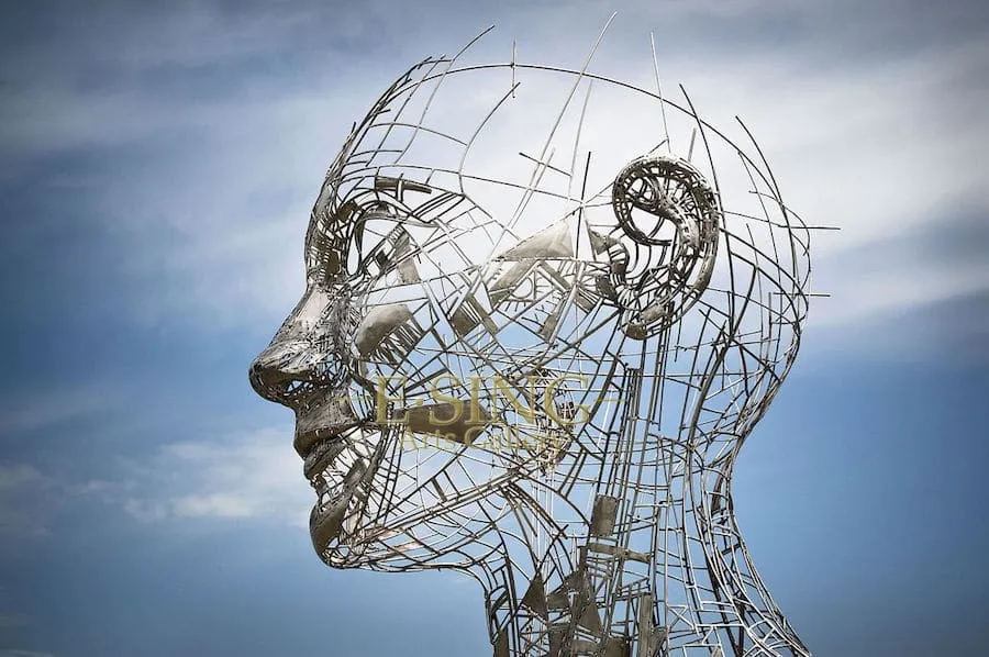 Stainless Steel Sculpture View 2