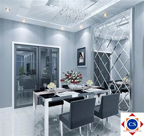 10mm Mounted Decorative Tinted/Colored Engraved Mirror for Decoration/Wall/Building From China