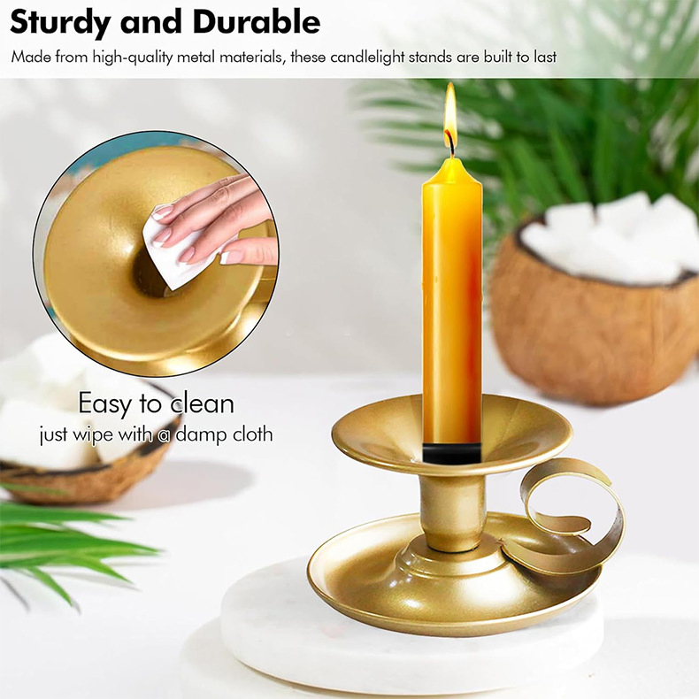 Premium Wholesale Iron Candle Holders for Stylish Retail Stores