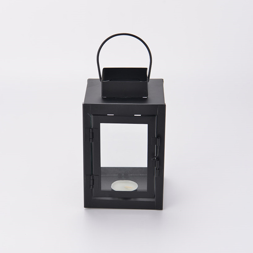 Black Candle Holder Wrought Iron Candle Stand Minimalist Metal Candle Stand