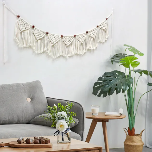 Macrame Wall Hanging Tapestry Wall Decor Boho Style Ez29372
