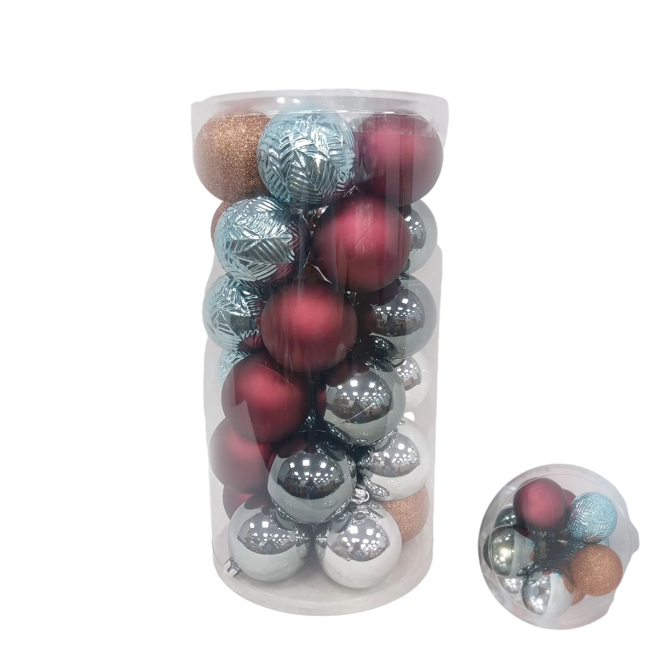 High-Quality ODM Plastic Christmas Baubles for Seasonal Displays