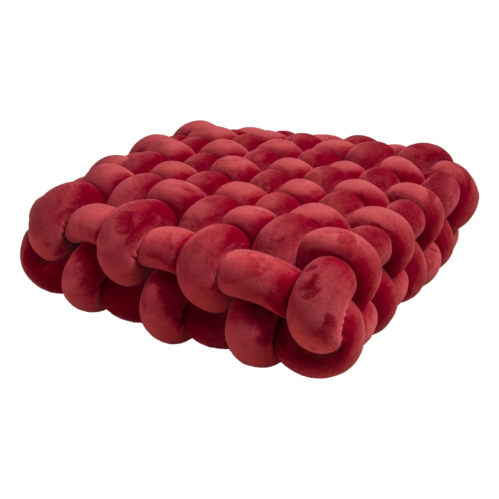 Spandex Woven Square Sofa Pillow Cushion Backrest Plush Decorative Pillow