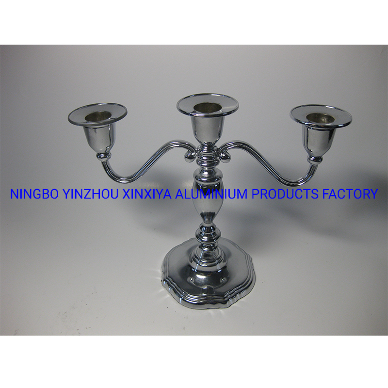 Aluminum Candlestick Candle Holder for Wedding Royal Dinner