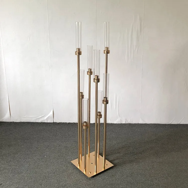 Gold Candelabra Centerpiece 4