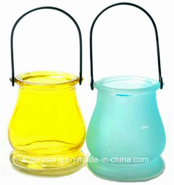 Glass Candle Holder / Glass Holder for Candle / Candle Jar (SS1302-2)