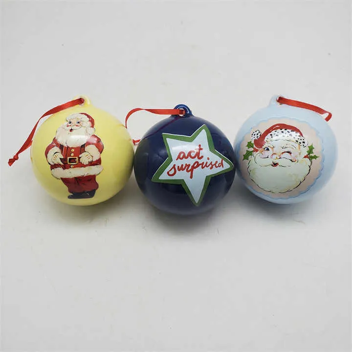 Rustic White Ceramic Holiday Ornaments 2