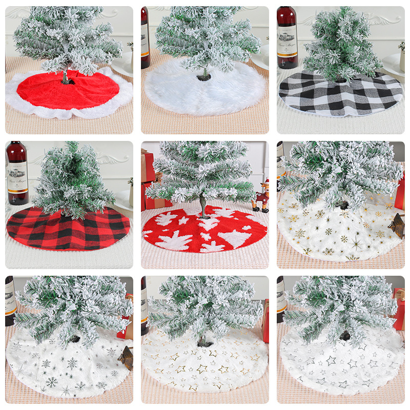 Desktop Christmas Tree Decoration Christmas Supplies Small Mini Christmas Tree Skirt