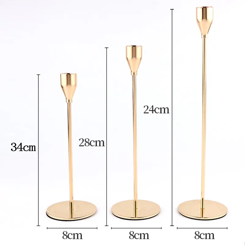 Gold Candle Holder