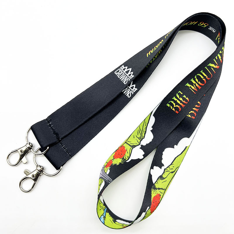 Seasonal Promotional Lanyard with Holiday Themed Design Option Lanyard
