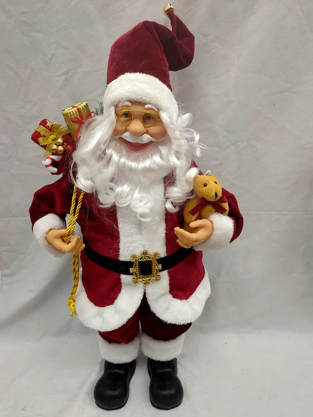 Factory Directly 45cm/30cm High Christmas Santa Home Decoration Xmas Santa Dolls Handicraft Seasonal Santas for Christmas Decoration Santa Claus