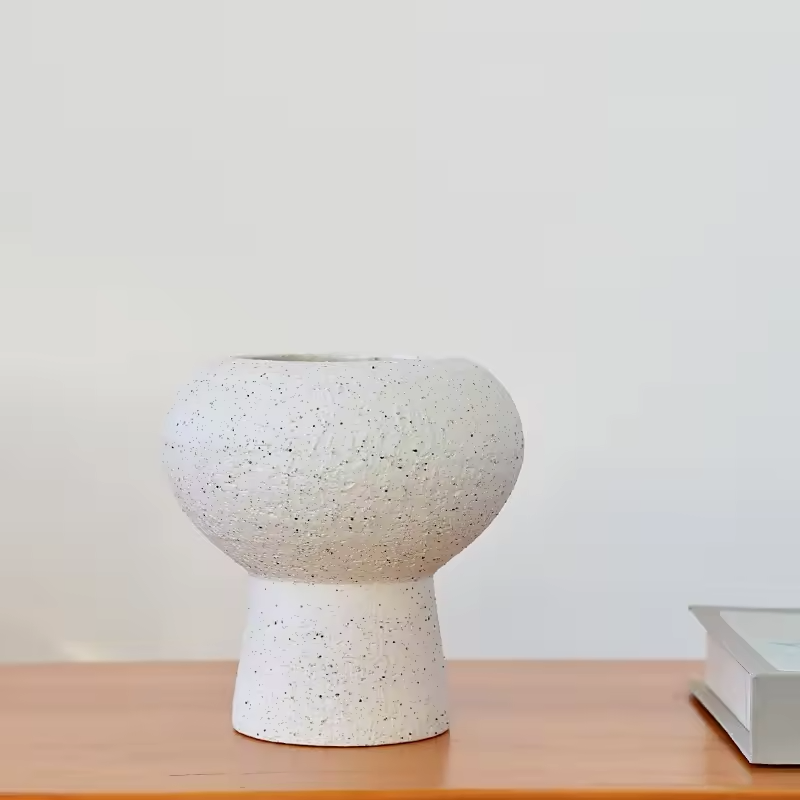 Minimalist Matte Glaze Nordic Boho Decorative Flower Vase Home Decor