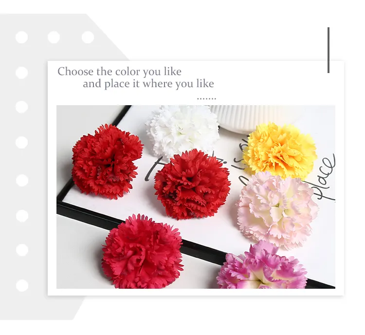 Artificial Carnation Head