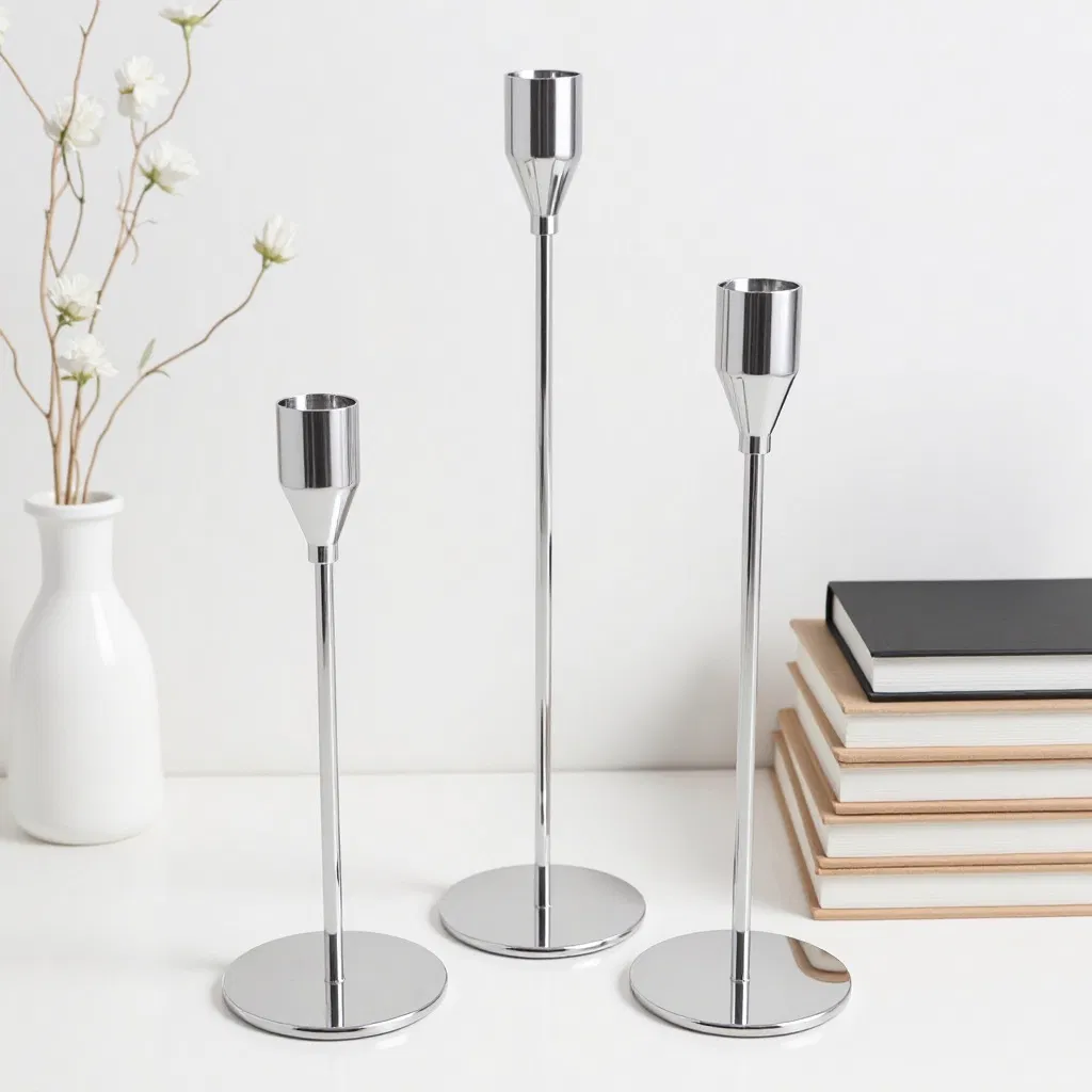 High Density Tall Stands European Retro Candle Stand Candle Holder for Home Decoration