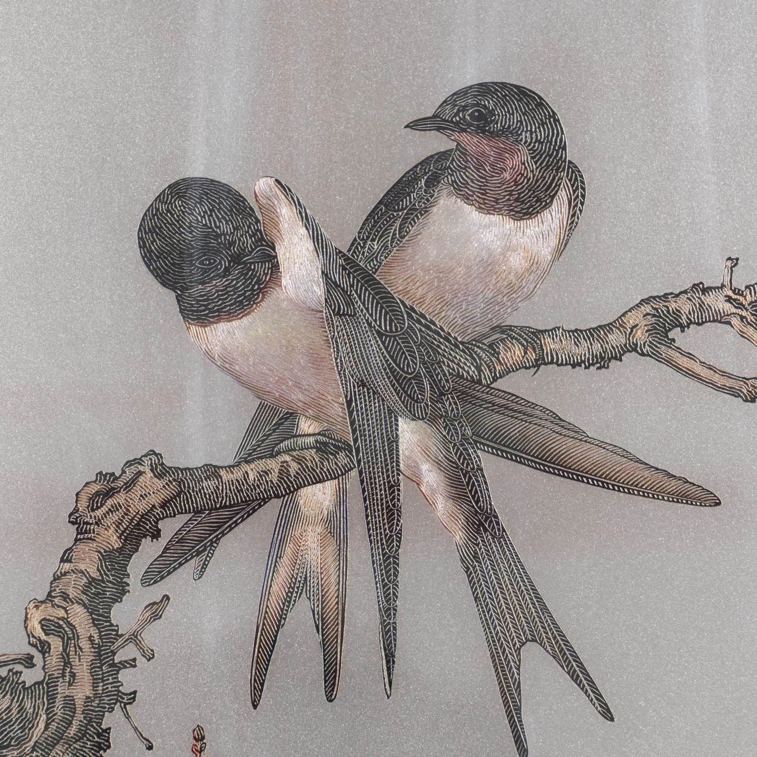 Traditional Chinese Metal Wall Art Decorative Painting Hospitality Crafts